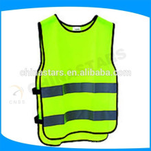 Gilet de course avec ruban réfléchissant et élastique latéral